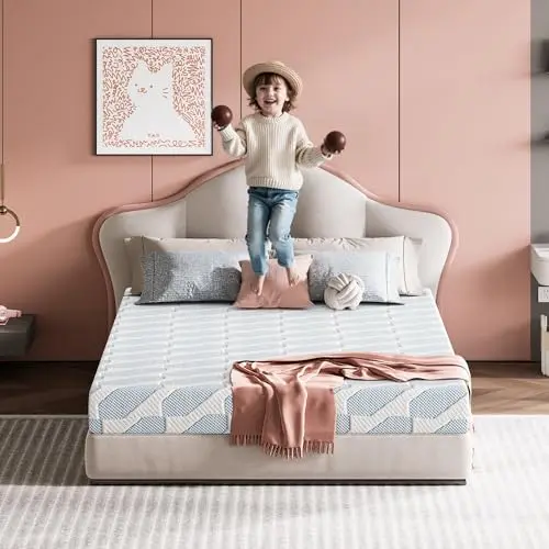 GTWMAT 8 Inch Twin Mattress for Kids and Teens