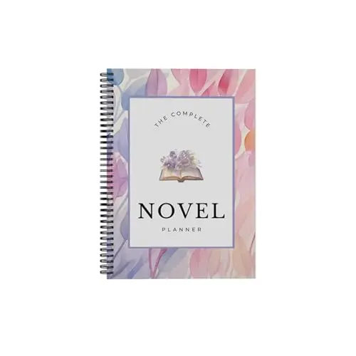 Pink digital novel planner with A5 layout for GoodNotes