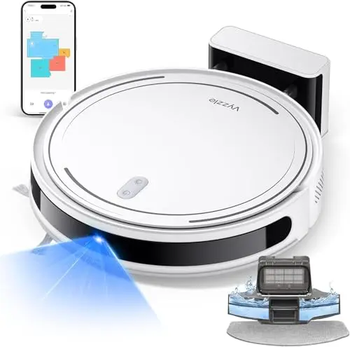 Vyzzle D10 robot vacuum with LiDAR navigation mapping home