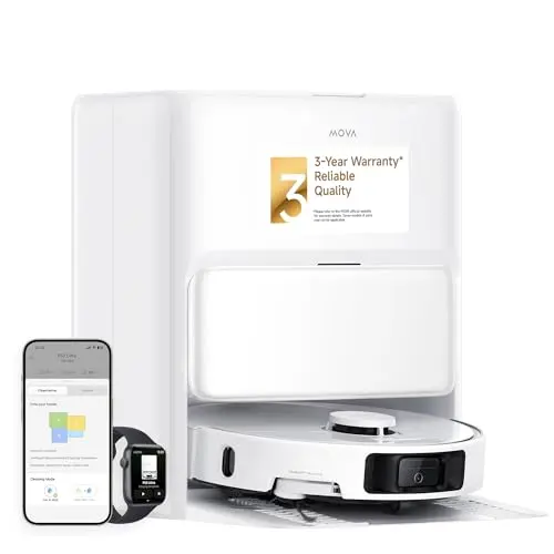 Mova P50 Ultra robot vacuum with flexible mop system