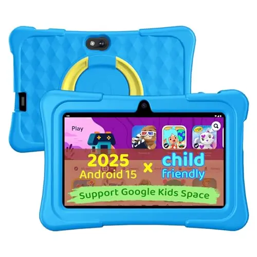 Aiprotablet kids tablet in sky blue with shockproof case