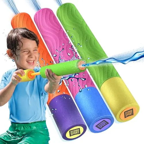 HydroSport three-pack of colorful water blaster guns