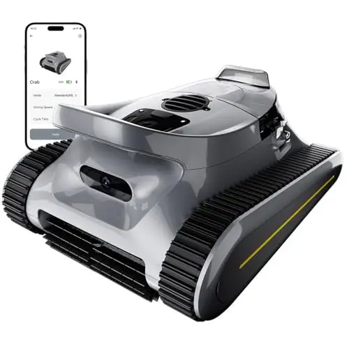 RERIOU SAT30 cordless robotic pool vacuum with sonar navigation technology