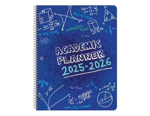 School Datebooks student planner with matrix cover and weekly layout