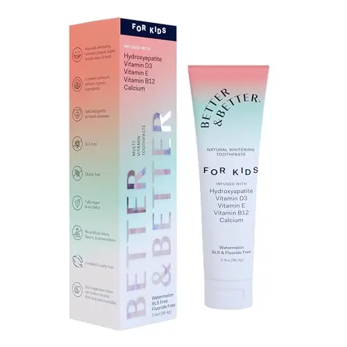 Better & Better Kids Toothpaste tube with watermelon flavor