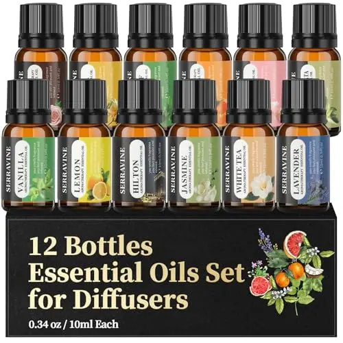 Serravine 12 essential oils set in gift box