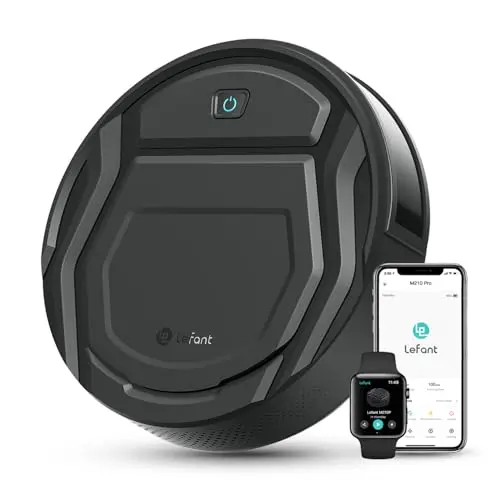 Lefant M210P robot vacuum in black