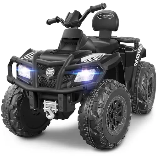 ELEMARA kids electric ATV with all-terrain wheels
