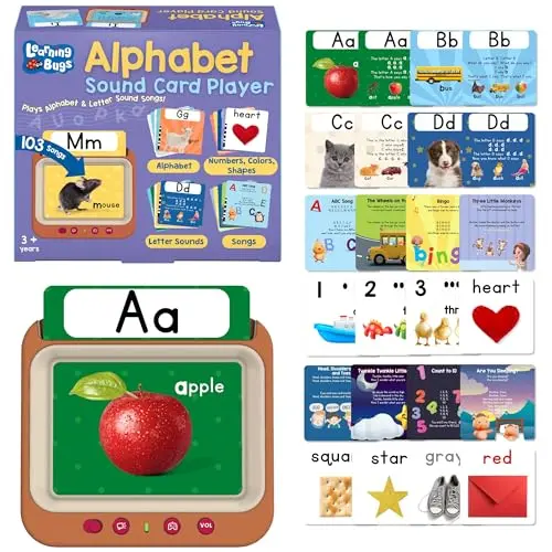 LEARNING BUGS interactive card player for toddler education