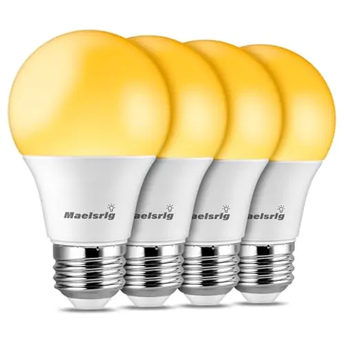 Maelsrlg dimmable sleep light bulb with 1800K amber light