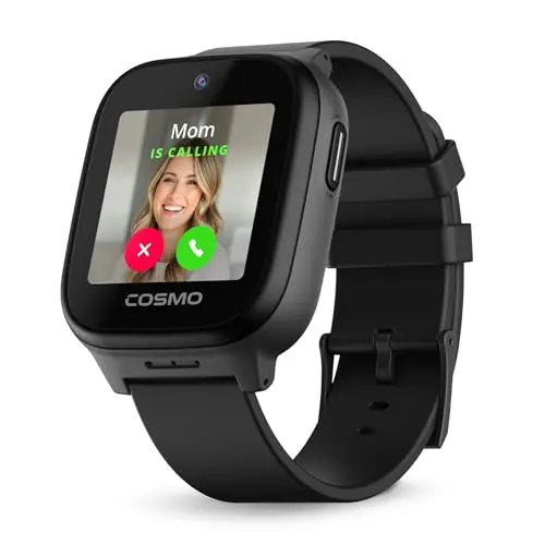 JrTrack 5 kids smartwatch by Cosmo with square display