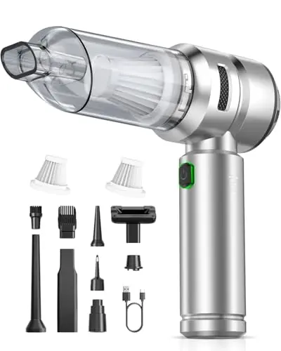 VNOST mini cordless car vacuum cleaner with Type-C charging