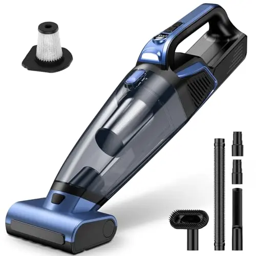RELIDOL pet hair handheld cordless vacuum in blue