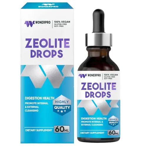 WONERPRO zeolite detox drops with natural ingredients