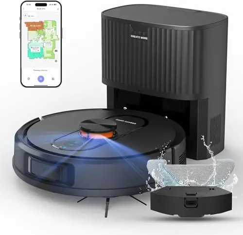 Eitton BL20 Pro robot vacuum with LiDAR navigation avoiding obstacles