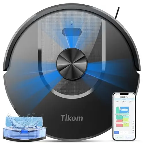 Tikom L8000 Pro robot vacuum and mop combo with LiDAR navigation