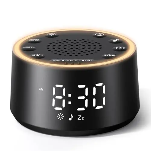 Dreamegg D1 Nova white noise machine with alarm clock
