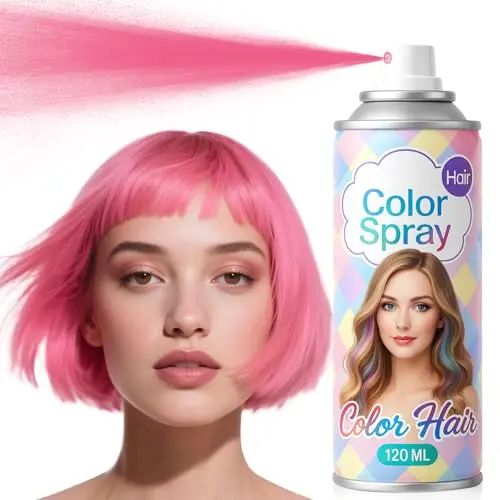 HEGAFOO temporary hair color spray in pink