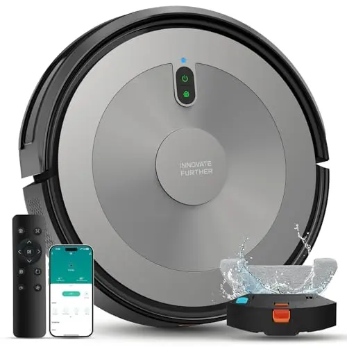 AZQQ S2 slim robot vacuum and mop combo