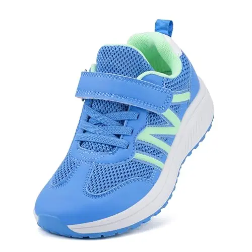 Geococcyx boys wide toe box sneakers for running and walking