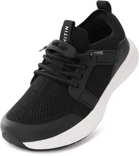 WHITIN little big kids tennis shoes for wide feet