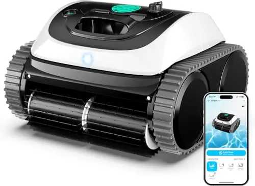 WYBOT C1 cordless robotic pool cleaner with mobile app control