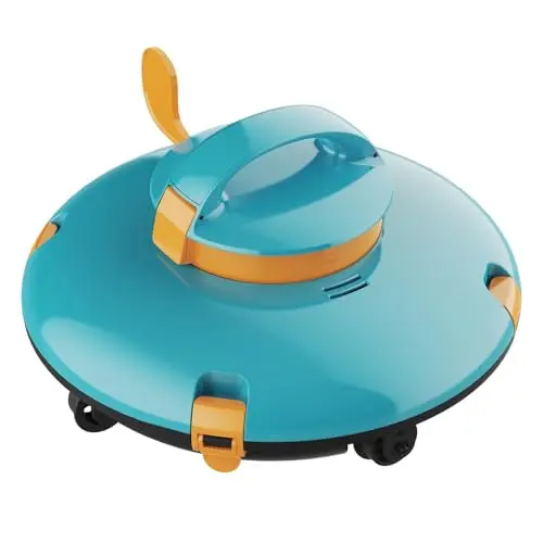 LVKE L1 cordless robotic pool cleaner in orange
