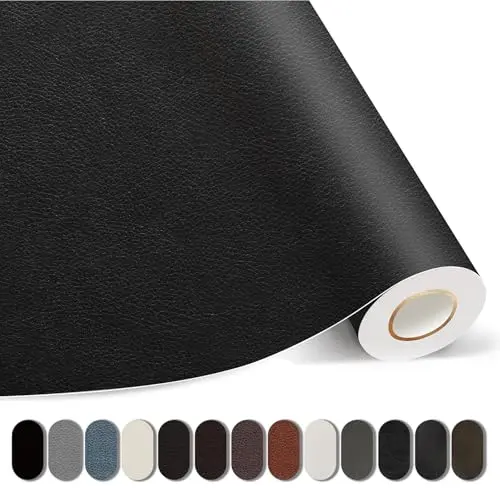 Kangshoon leather repair patches covering car seat damage