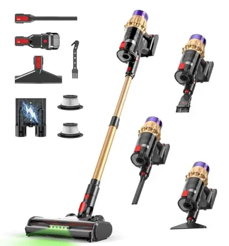 Hotanime cordless stick vacuum with sofa brush attachment
