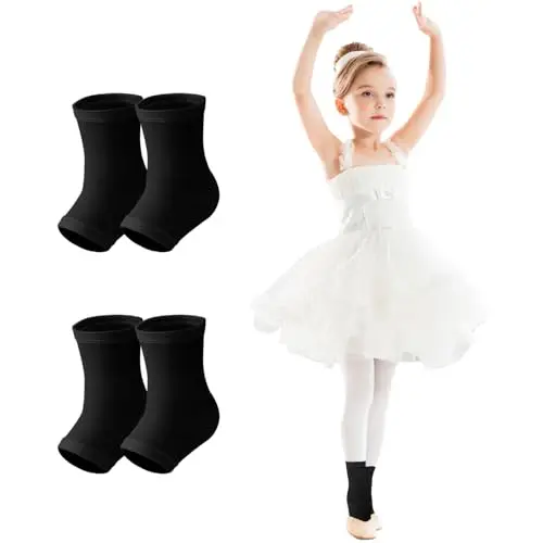 Domaste Kids Compression Ankle Braces in black design