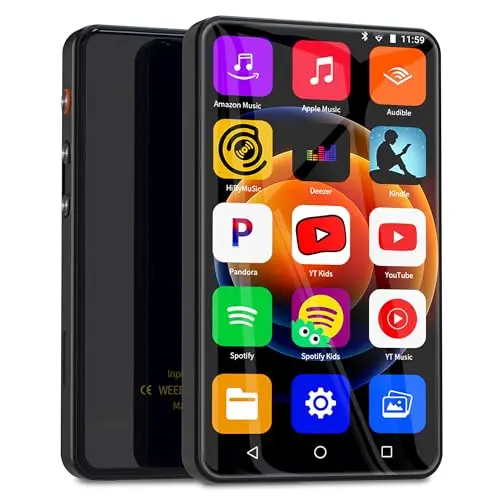 NINSIDEN MP3 player with large storage and full-color screen for kids