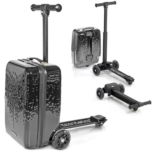 Teen Totes detachable scooter luggage with adjustable handlebar and brake