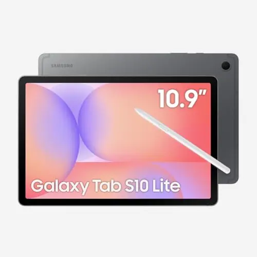 Samsung Galaxy Tab S10 Lite tablet with included S-Pen for digital planning
