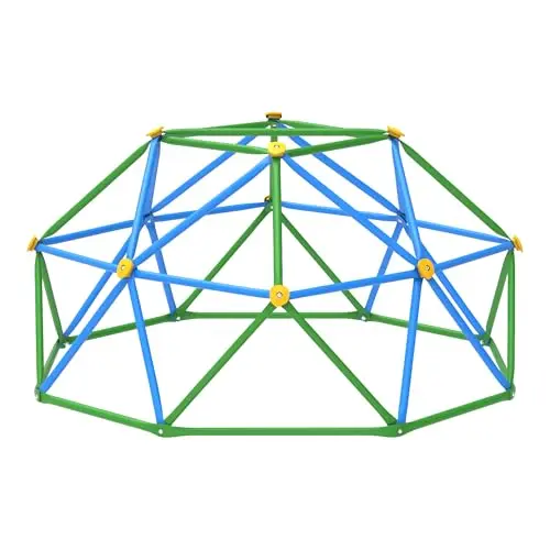 Gardenature 6FT climbing dome for indoor and outdoor use in blue and green