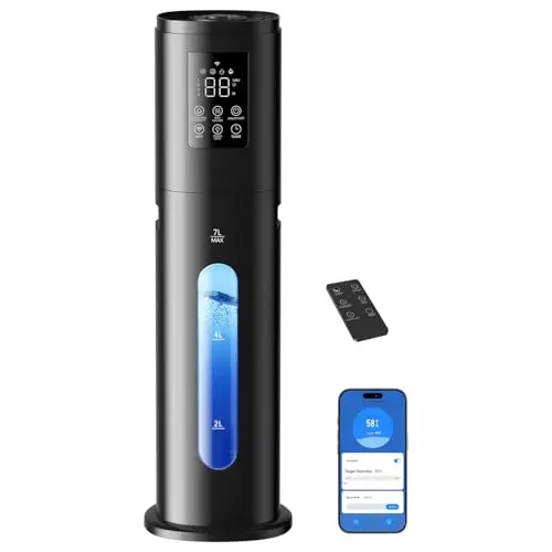 Jingkey smart cool mist humidifier with remote control